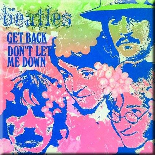 The Beatles magnet za hladilnik: Get Back / Don't Let Me Down (psychedelic) 117115