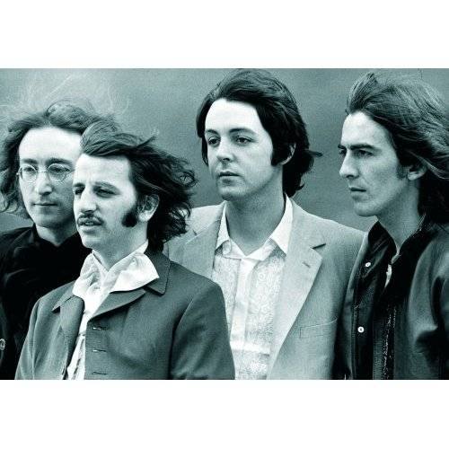 The Beatles Postcard: Windswept Group Shot (Giant) 117220