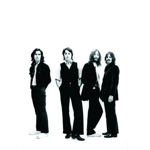 The Beatles Postcard: White Background Group Portrait (Giant) 117223