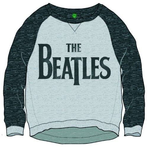 The Beatles Ladies Sweatshirt: Drop T Logo (Cropped) 117257