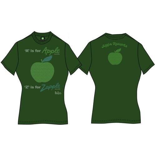 The Beatles Ladies T-Shirt: A is for Apple (Back Print) 122874