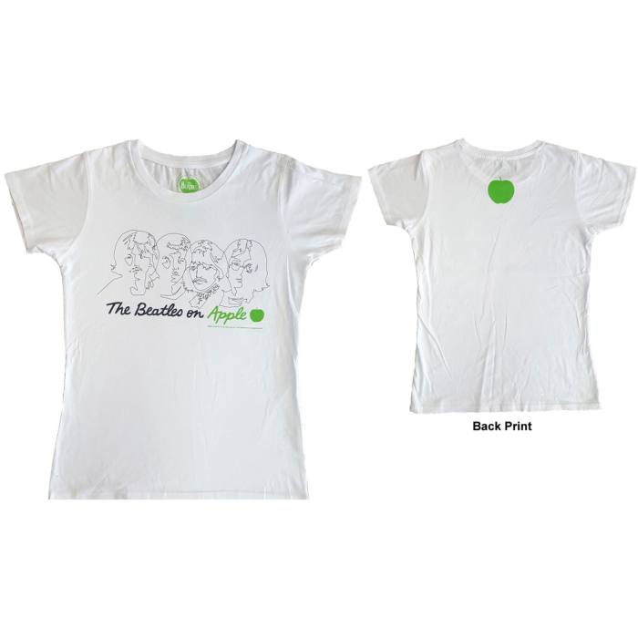 The Beatles Ladies T-Shirt: On Apple 117434