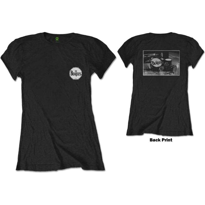 The Beatles Ladies T-Shirt: Washington Coliseum (Back Print) 117508