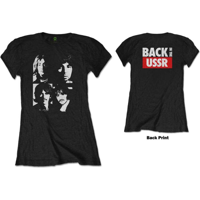 The Beatles Ladies T-Shirt: Back in the USSR (Back Print) 117563