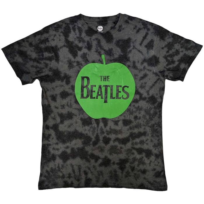 The Beatles Unisex T-Shirt: Apple (Wash Collection, sivo) 117626