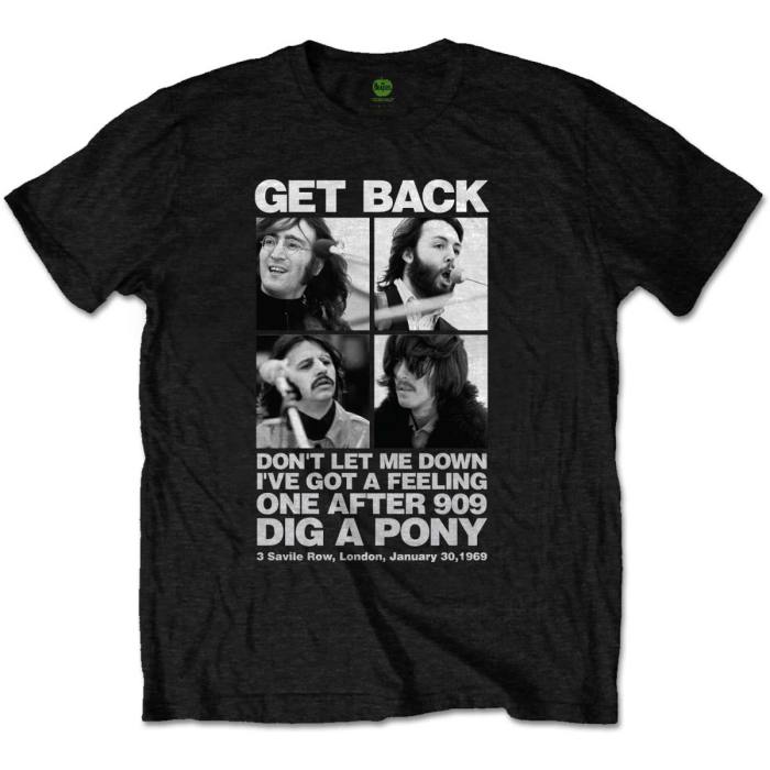 The Beatles Unisex T-Shirt: 3 Savile Row (črna) 117669