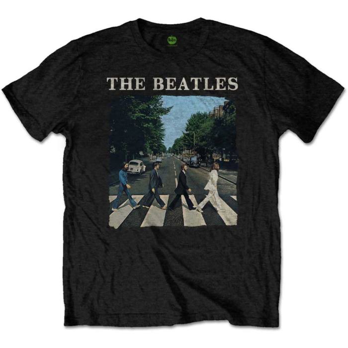 The Beatles otroški T-Shirt: Abbey Road & Logo (črn) 117766