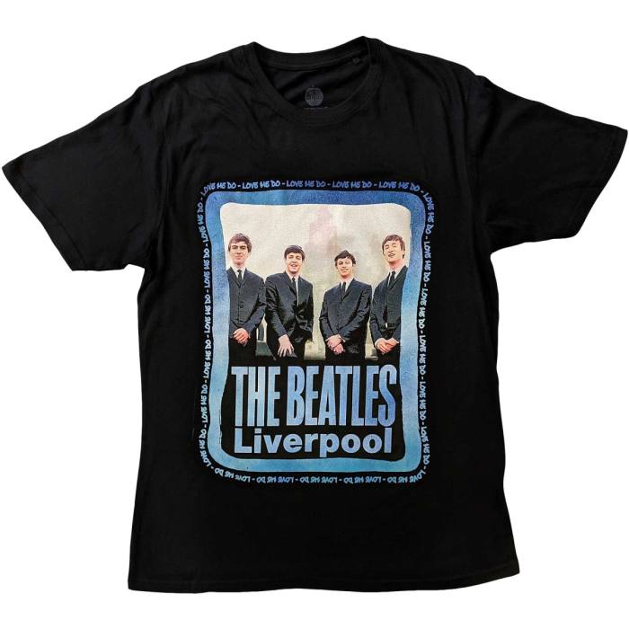 The Beatles Unisex T-Shirt: Pier Head Frame 117874