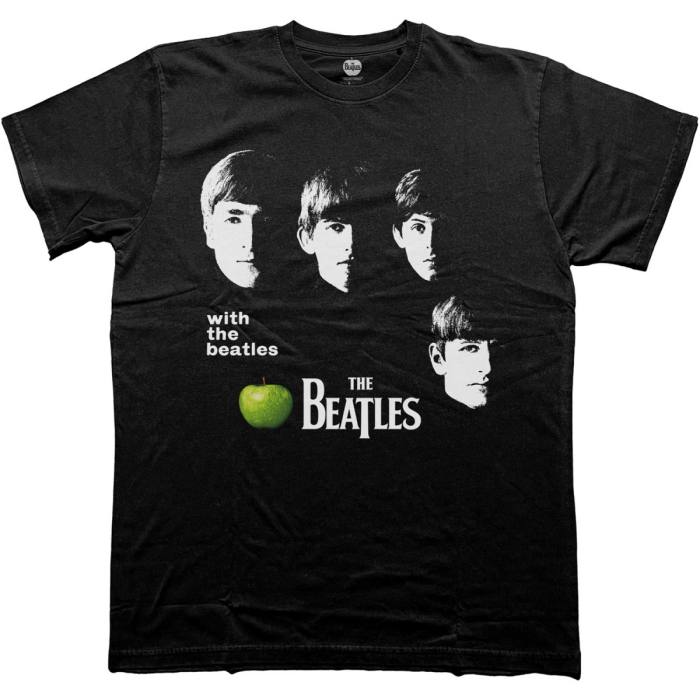 The Beatles Unisex T-Shirt: With The Beatles Apple 117886