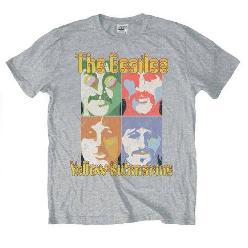 The Beatles Unisex T-Shirt: Yellow Submarine Sea of Science (siva melirana) 117940