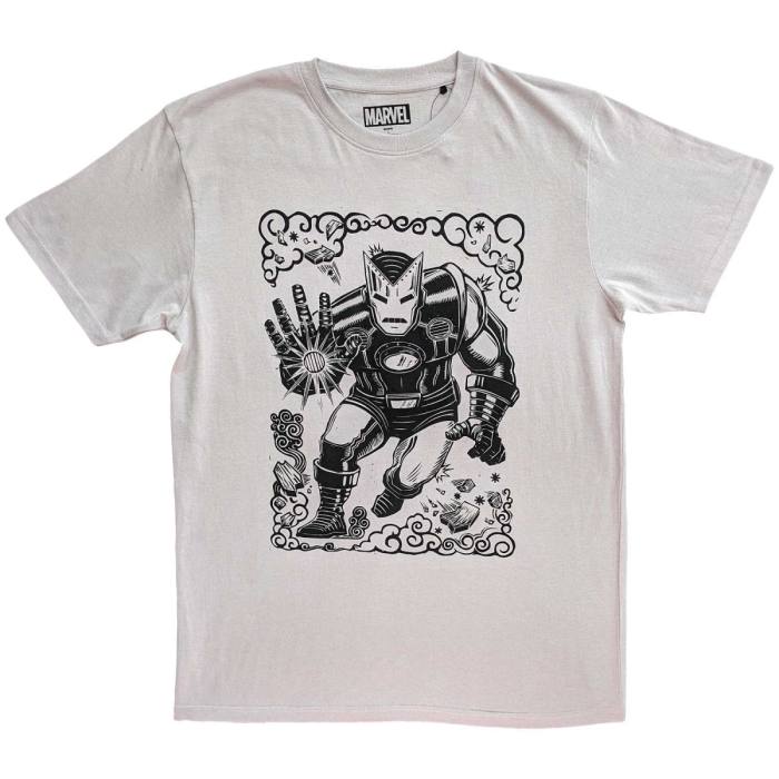 Marvel Comics Unisex T-Shirt: Iron Man Sketch 118357