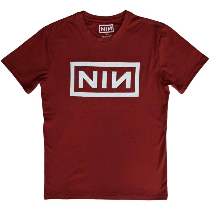 Nine Inch Nails Unisex T-Shirt Classic Logo rdeč 118840