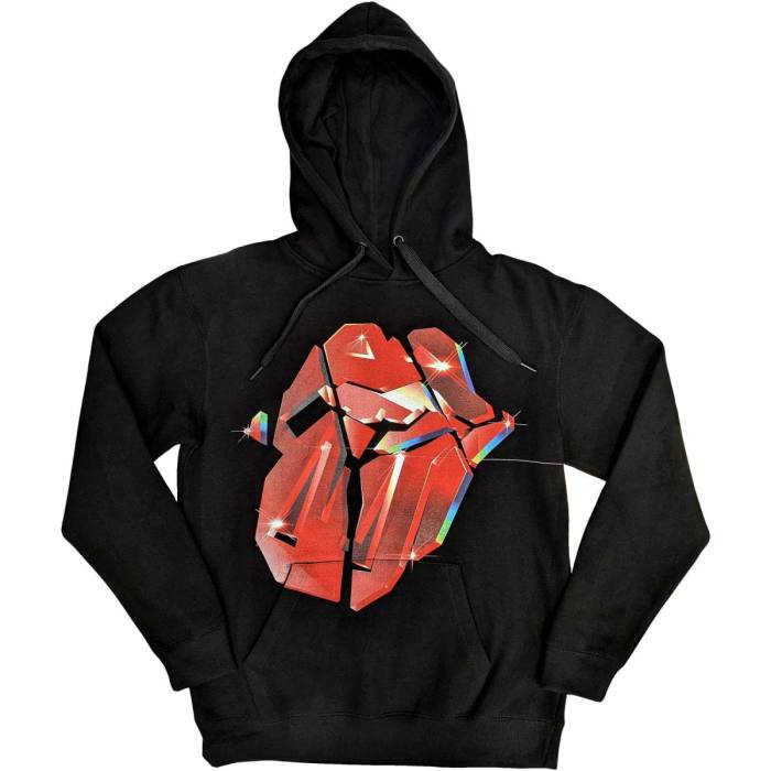 The Rolling Stones Unisex Pullover Hoodie: Hackney Diamonds Lick 120414
