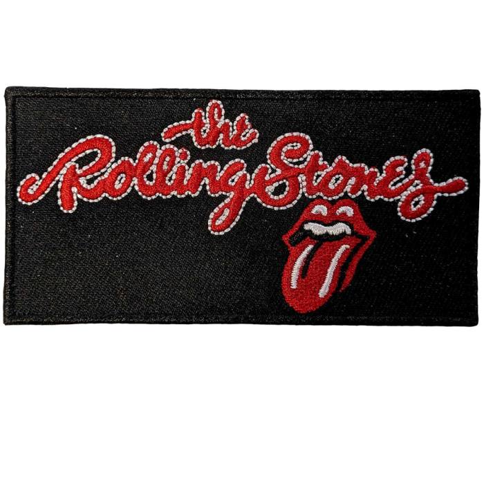 The Rolling Stones standardni našitek Script Logo 120432