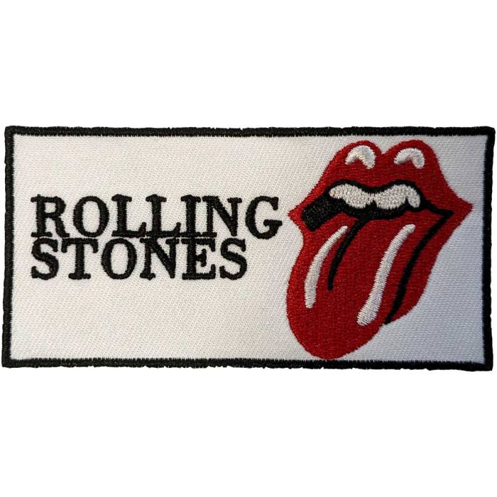 The Rolling Stones standardni našitek Text Logo 120433