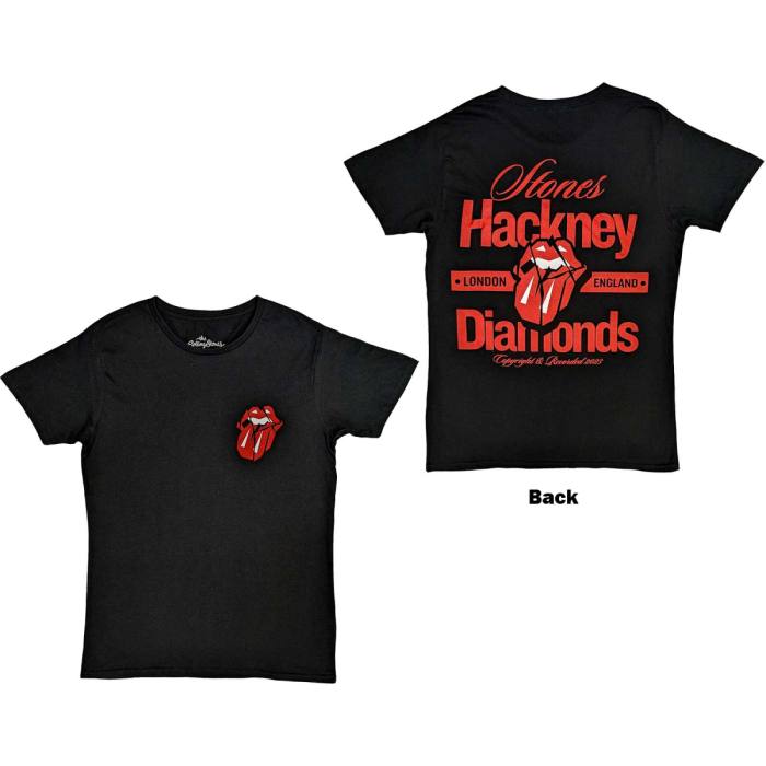 The Rolling Stones Unisex T-Shirt: Hackney Diamonds Hackney London (Back Print) 120817
