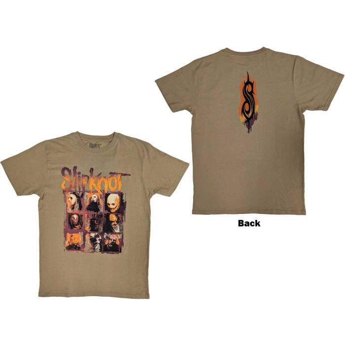 Slipknot Unisex T-Shirt The End, So Far Grid Photos (Back Print) 121313