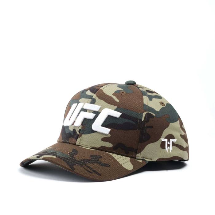 Tokyo Time Unisex Baseball Cap: UFC White Logo 121977
