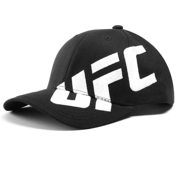 Tokyo Time Unisex Baseball Cap: UFC White XL Logo 121981