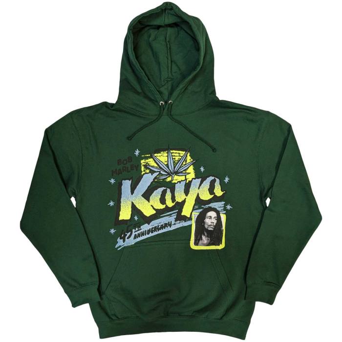 Bob Marley Unisex Pullover Hoodie: Kaya 122989
