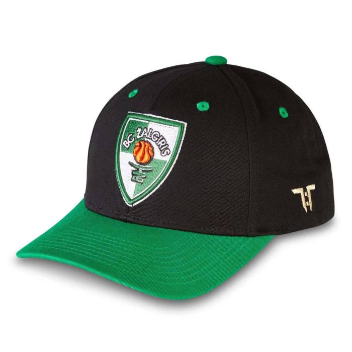 Tokyo Time Unisex Baseball Cap: Euroleague Basketball Zalgiris Kaunas (Black & Green) 122022