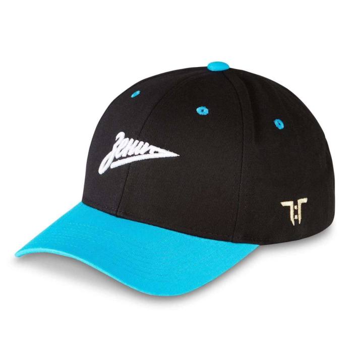Tokyo Time Unisex Snapback Cap: Zenit St Petersburg (Črna in Modra) 122023