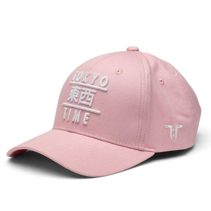 Tokyo Time Unisex Baseball Cap: TT Heritage White Logo 122047