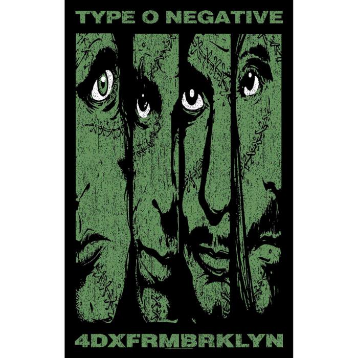 Type O Negative tekstilni poster: 4DXFRMBRKLYN 122102