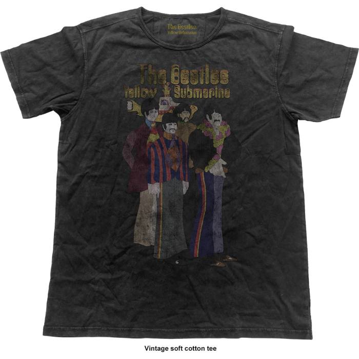 The Beatles Unisex Vintage T-Shirt: Yellow Submarine Vintage Sub Band 122816