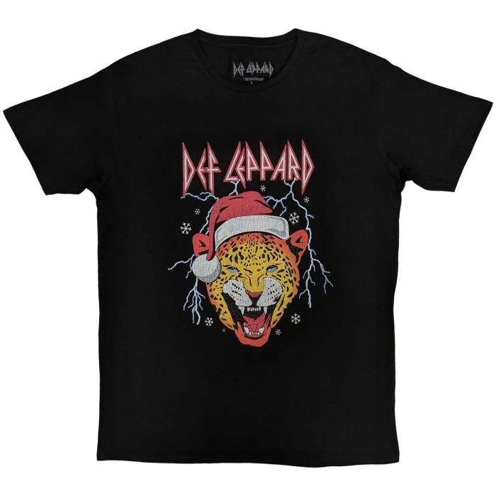 Def Leppard Unisex T-Shirt: Holiday Leppard 123048