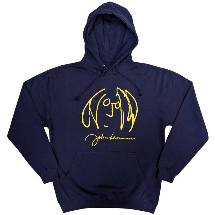 John Lennon Unisex Pullover Hoodie: Self Portrait 123154