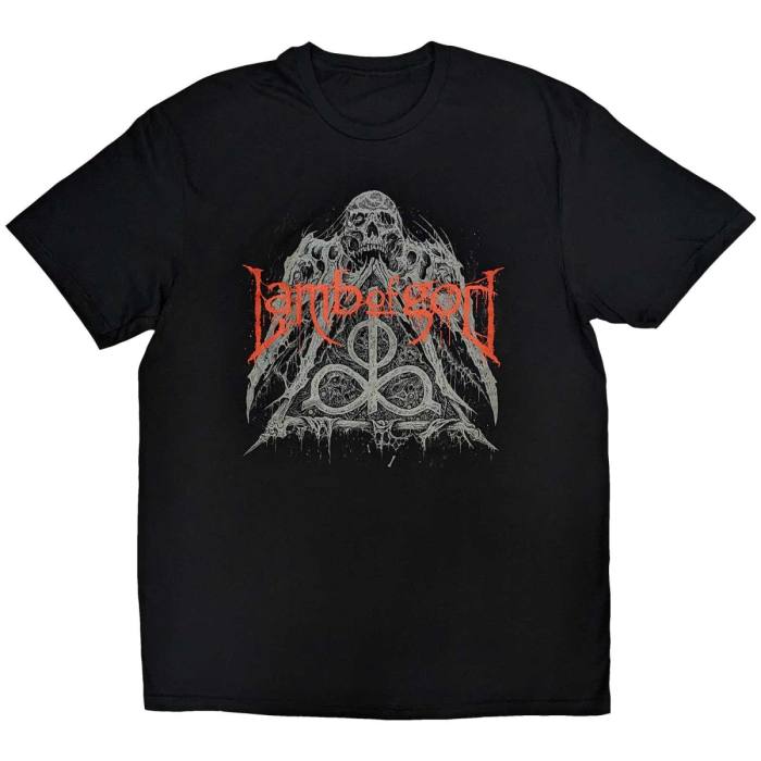 Lamb Of God Unisex T-Shirt: Skull Pyramid 123181