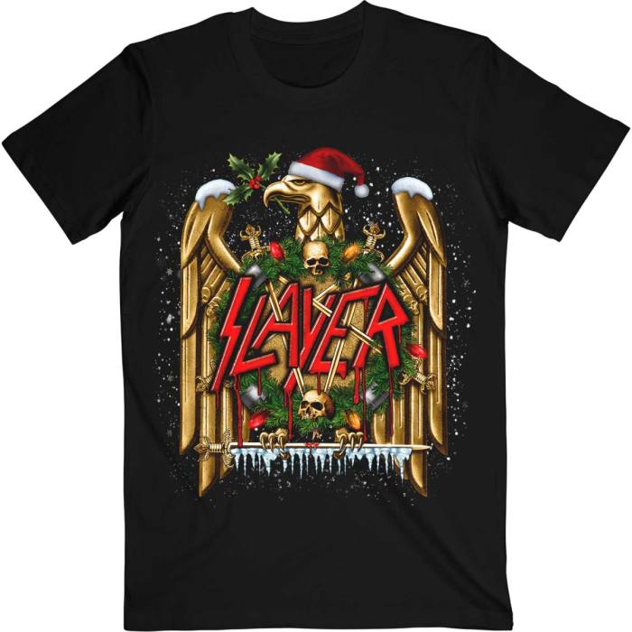 Slayer Unisex T-Shirt: Holiday Eagle 123365