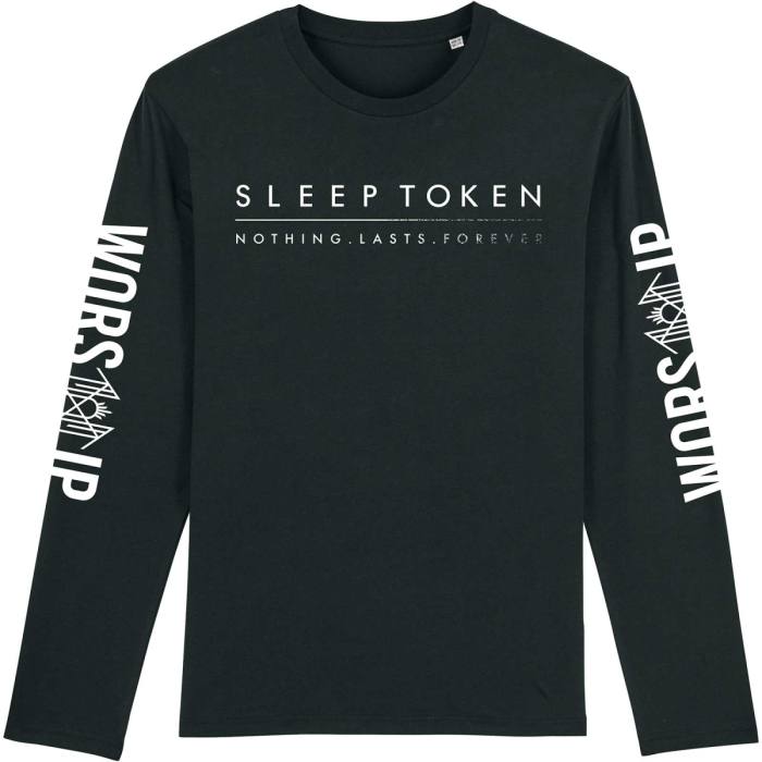 Sleep Token Unisex Long Sleeve T-Shirt: Worship (Sleeve Print) 123401