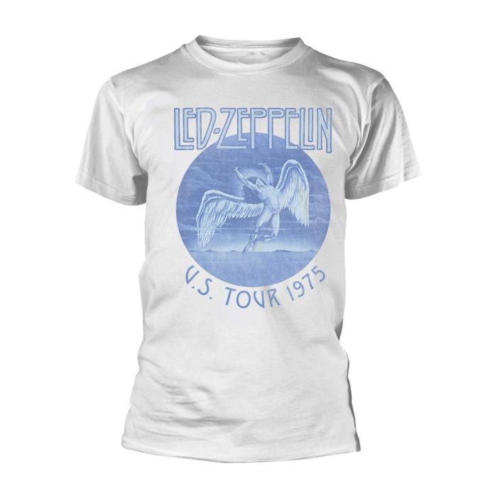 Led Zeppelin Tour ’75 Blue Wash T-shirt 128874