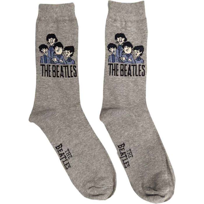 The Beatles Unisex Ankle Socks: Cartoon Group (UK Size 4 - 7) 129320