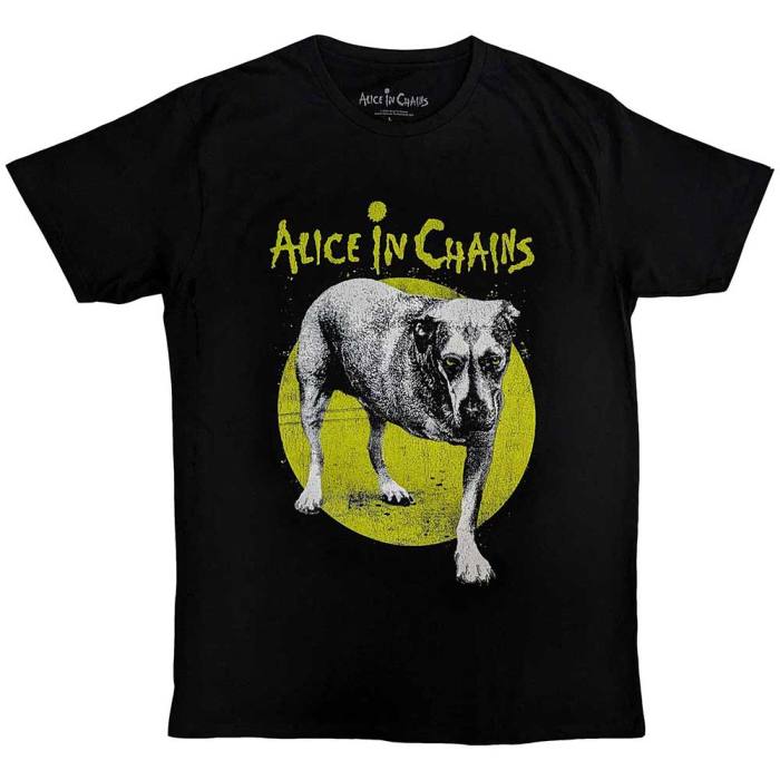 Alice In Chains Unisex T-Shirt: Three-Legged Dog v2 (črn) 129457