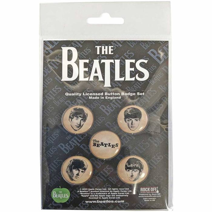 The Beatles Button Badge Pack: She Loves You Vintage 129653