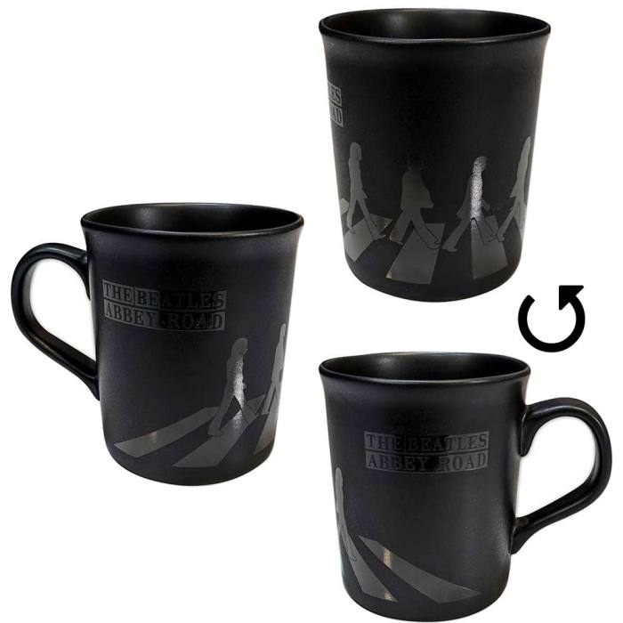 The Beatles Unboxed Mug: Abbey Road Crossing Matte (Black) 129691