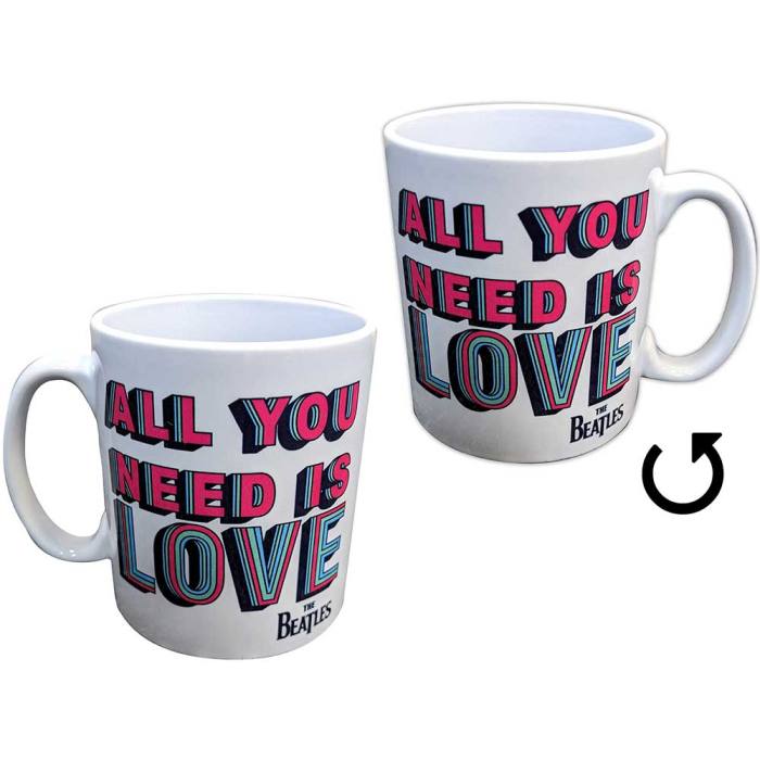 The Beatles Unboxed Mug: All You Need Is Love (White) 129698