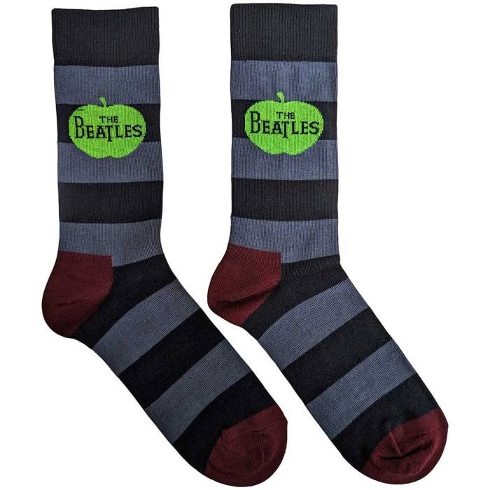 The Beatles unisex nizke nogavice Apple & Stripes (UK 6–11) 129713