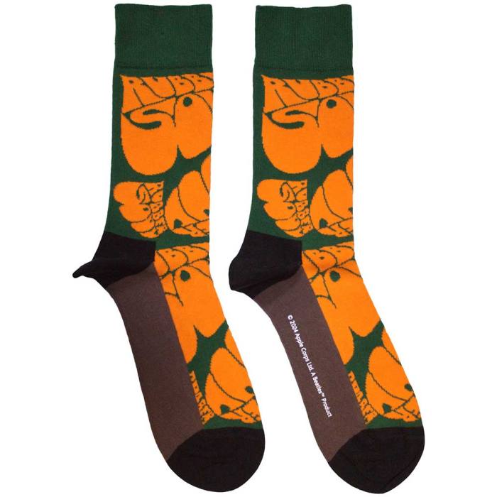 The Beatles unisex kratke nogavice Rubber Soul Text Repeat (UK 7–11) 129720