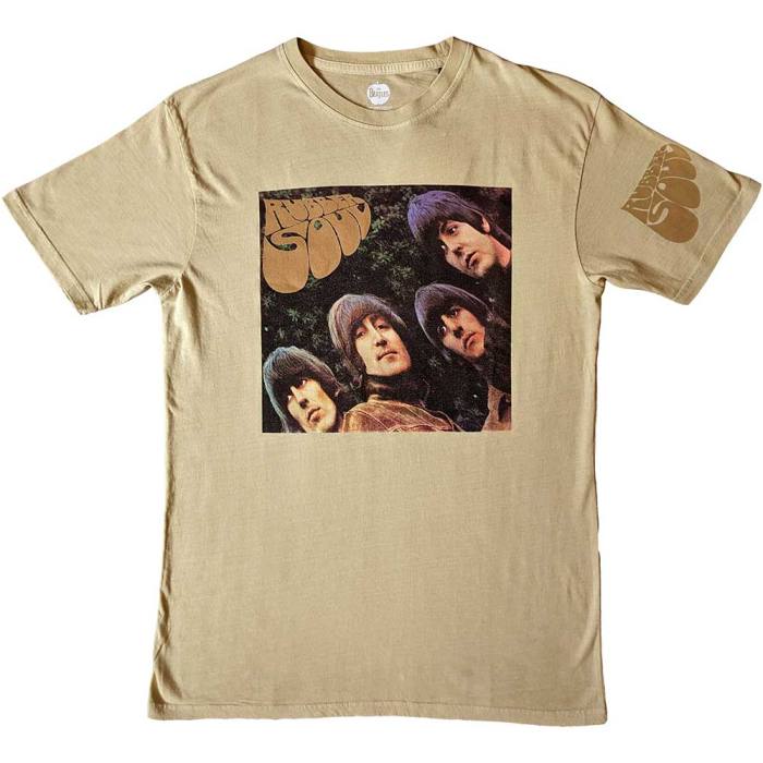 The Beatles Unisex T-Shirt: Rubber Soul US (Sleeve Print) 129754