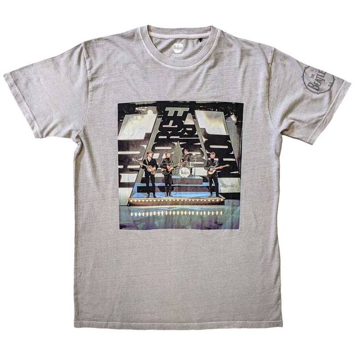 The Beatles Unisex T-Shirt: On Stage (Sleeve Print) 129760
