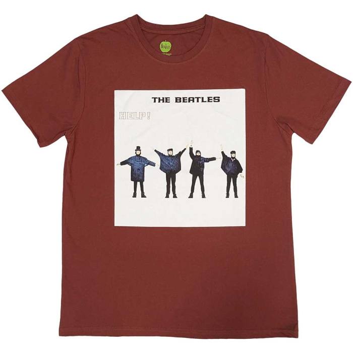 The Beatles Unisex T-Shirt: HELP! Album Cover (Rdeča) 129773