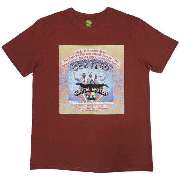 The Beatles Unisex T-Shirt: Magical Mystery Tour Album Cover (Rdeča) 129779