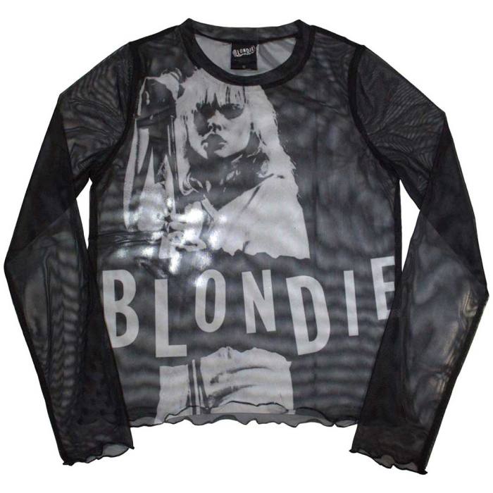 Blondie Ladies Crop Top: Mic Stand 129882