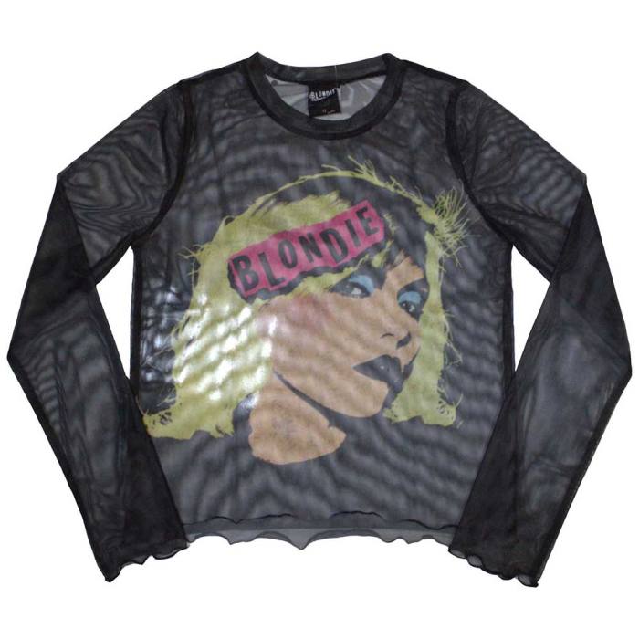 Blondie Ladies Crop Top: Punk Poster 129889