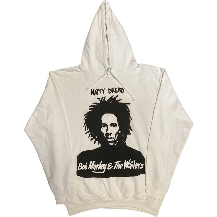 Bob Marley Unisex Pullover Hoodie Natty Dread (bela) 129944