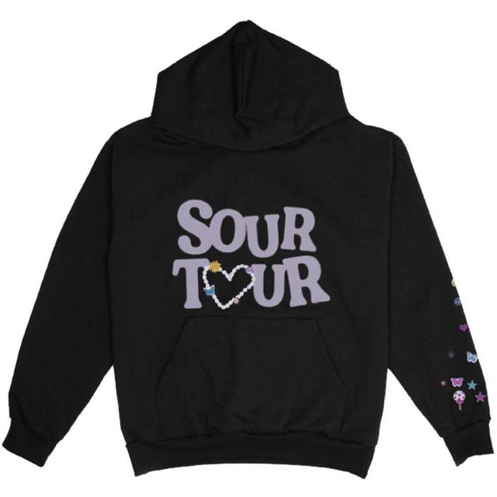 Olivia Rodrigo Unisex Pullover Hoodie: Sour Tour 240172